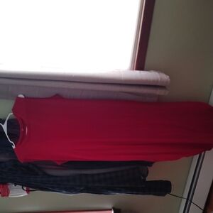 Elegant Red Women's Dress
